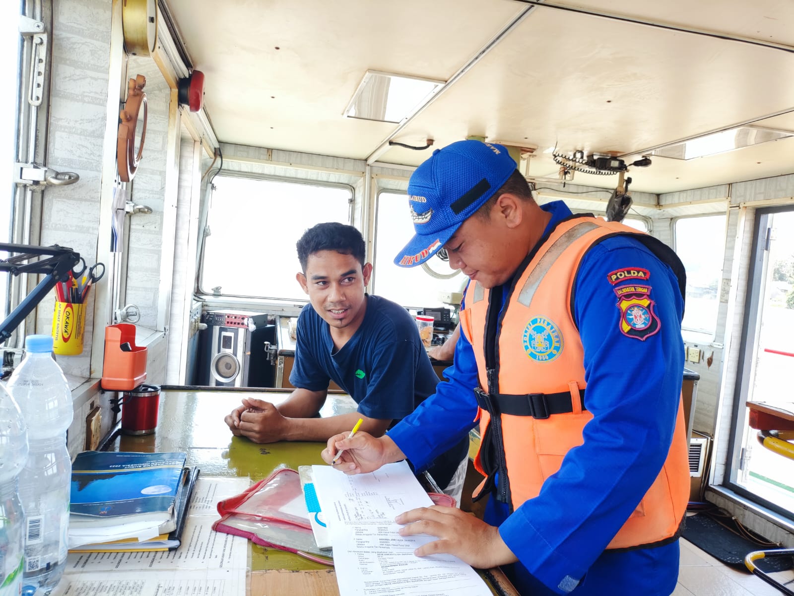 Tertibkan Pelayaran di Das Kahayan, Ditpolairud Masifkan Kegiatan Patroli