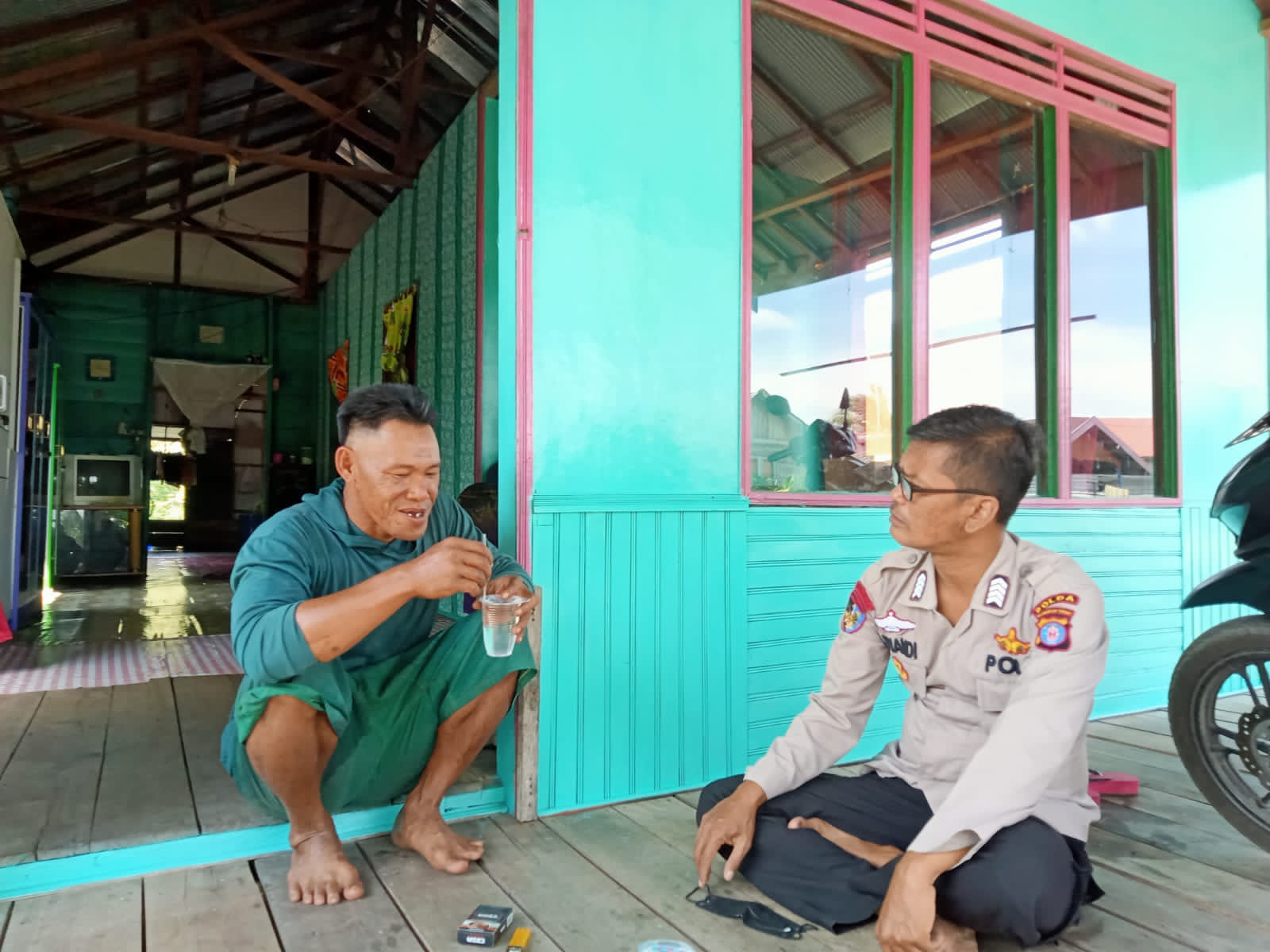 Pastikan Sitkamtibmas Aman Dan Kondusif, Personel Ditpolairud Laksanakan Patroli Dialogis