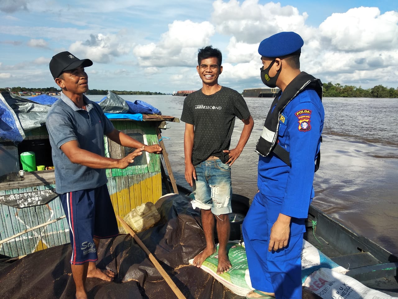 Antisipasi Pelanggaran Perairan, Ditpolairud Laksanakan Patroli Perairan Das Barito