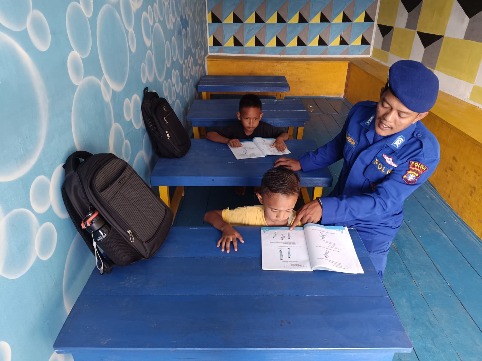 Fasilitasi Belajar Anak-anak, Mako Perwakilan Samuda Masih Rutin Dikunjungi