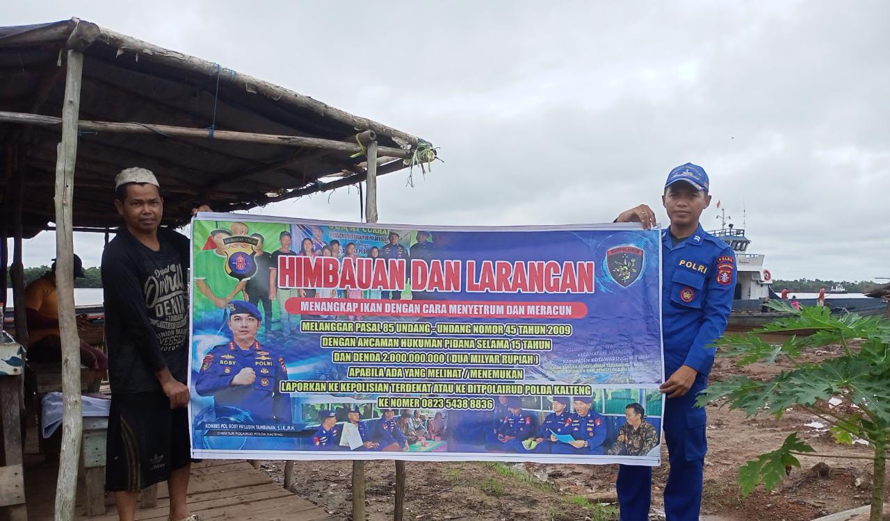 Cegah Maraknya Ilegal Fishing Di Das Barito , Ditpolairud Tindak Lanjuti Dengan Cara Ini