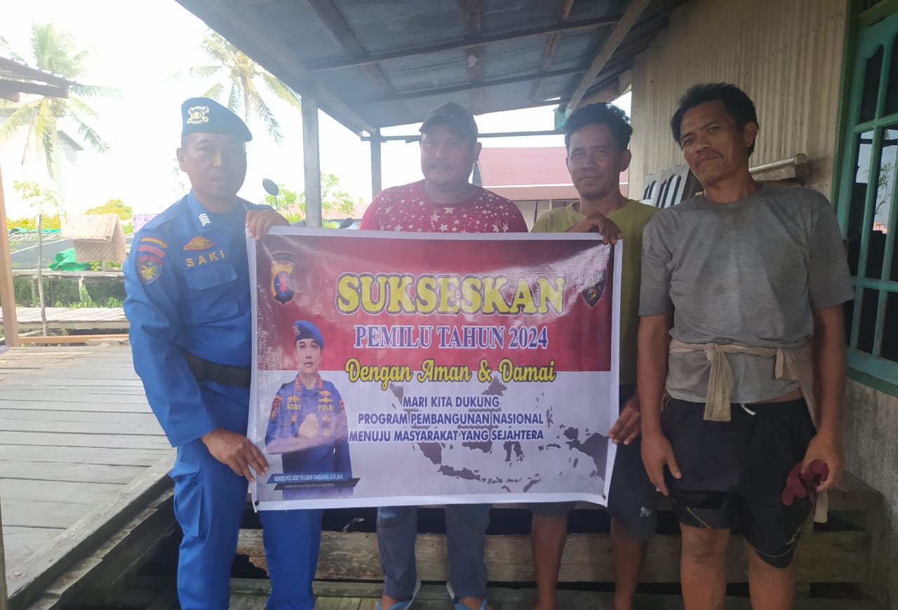 Imbau Untuk Sukseskan Pemilu Damai, Ditpolairud Rangkul Masyarakat Secara Persuasif 