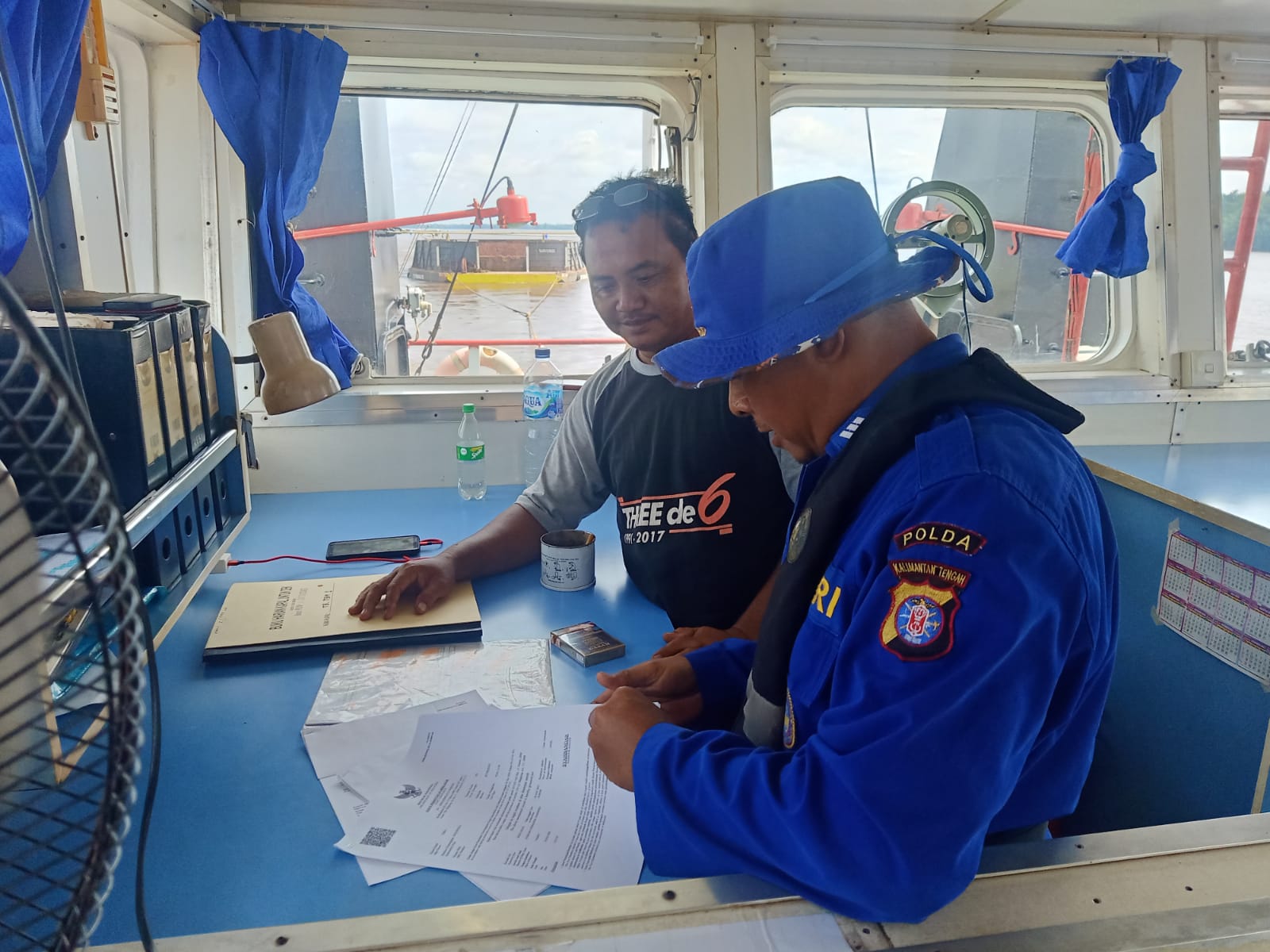 Penerbitan Surat Persetujuan Berlayar, KP XVIII - 2006 Ditpolairud Polda Kalteng Temukan Ini