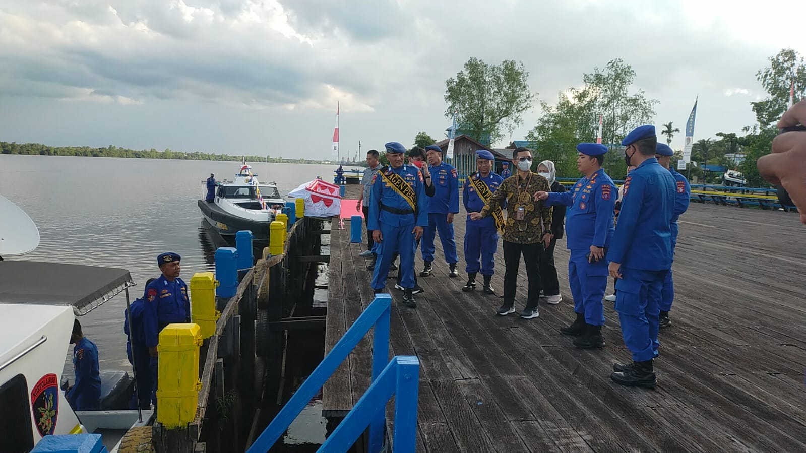 Dukung Pembangunan Zona Integritas, Kapal Polisi XVIII-1004 Ditpolairud Lakukan Hal Ini