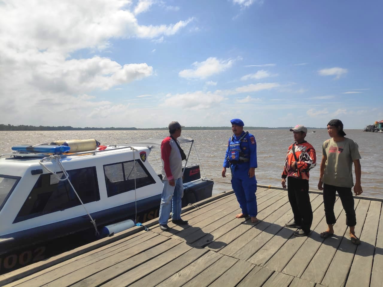 Antisipisi Cuaca Buruk,Personil Mako Perwakilan Pegatan Sampaikan Hal Ini