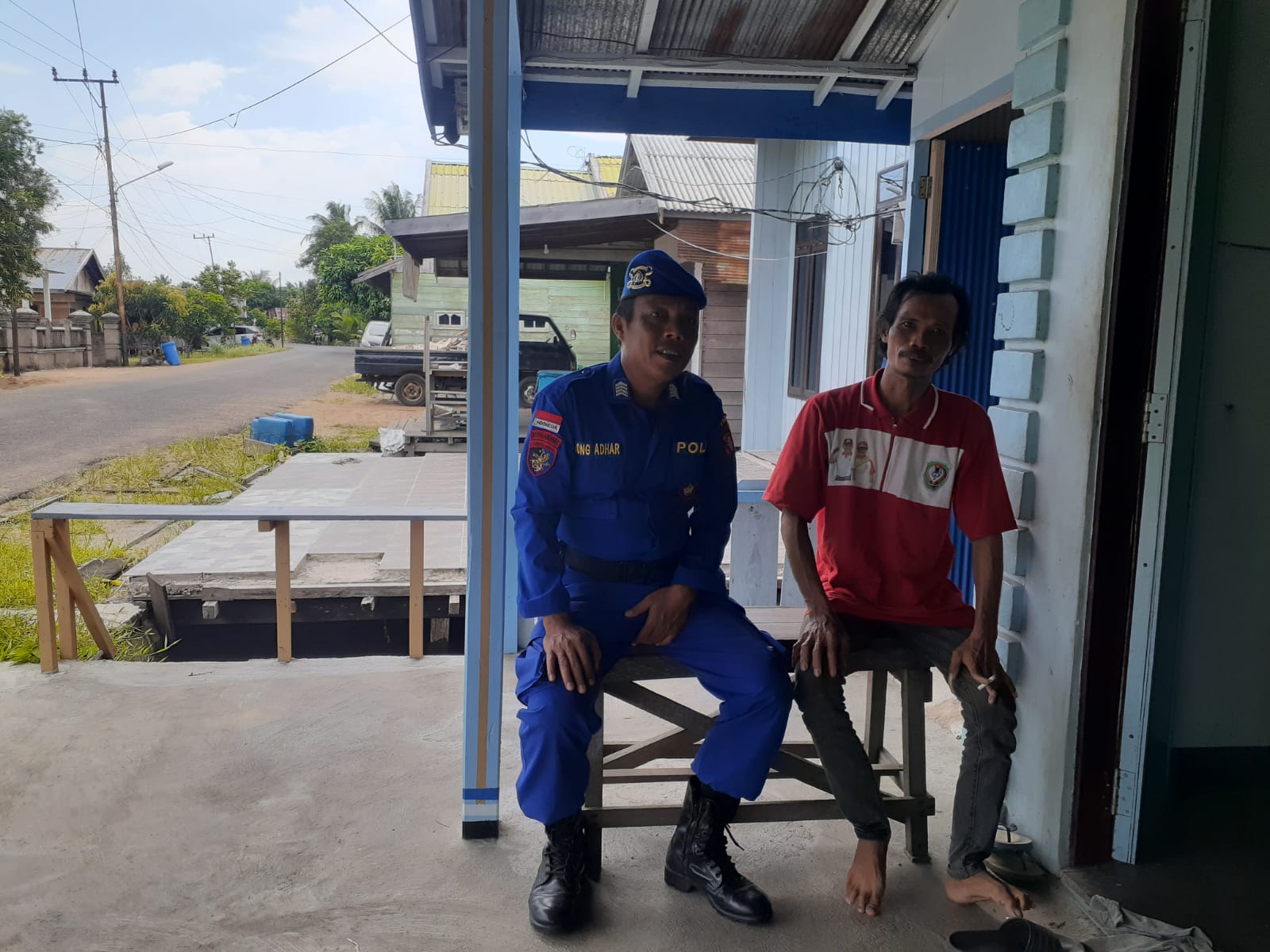 Pastikan Sitkamtibmas Aman, Personel Ditpolairud Laksanakan Patroli Diaolgis