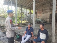 Sosialisasikan Pentingnya Keselelamatan Saat Berlayar, Ditpolairud Sambangi Nelayan Di Das Kuala Jelai