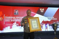 Ditpolairud Terima Penghargaan Unit Kerja Teladan Berintegritas