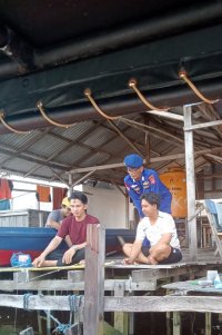 Bincang Hangat Dengan Warga Seruyan, Ditpolairud Sisipkan Pesan Ini