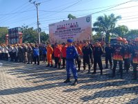 Antisipasi Karhutla, Ditpolairud Ikuti Apel Siaga Dan Gelar Peralatan Di Halaman Kantor BPDB Kotim