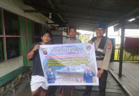 Tingkatkan Kesadaran Kebersihan Lingkungan, Ditpolairud Imbau Masyarakat Pesisir Untuk Tidak Membuang Sampah Ke Sungai