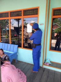 Edukasi Cara Menyampaikan Pendapat Dimuka Umum, Ditpolairud Pasang Maklumat Kapolda Kalteng